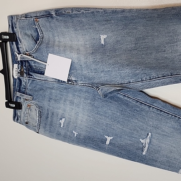 NEW Anthropologie Pistola Presley High Waist Relaxed Boyfriend Jeans Distressed - Picture 15 of 16